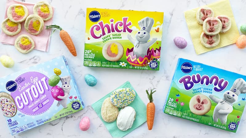 Easter themed cookies 